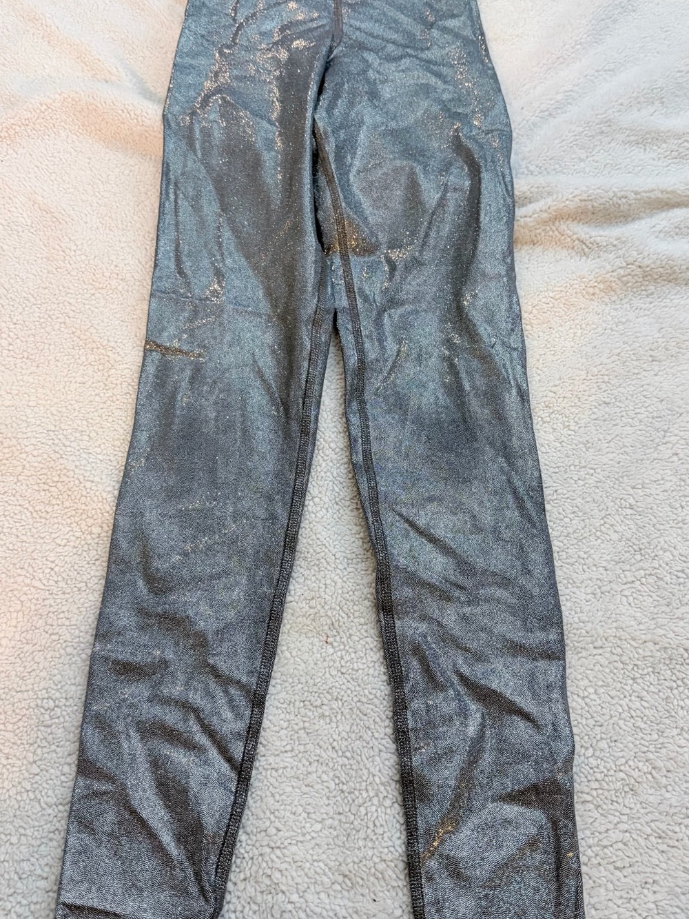 Beach Riot Piper Silver Shimmer Leggings